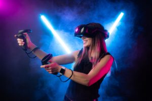 VR Game Virtual Arena Lasertag