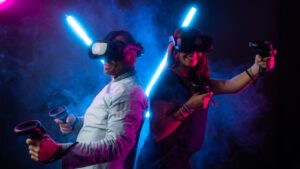 VR Game Virtual Arena Lasertag